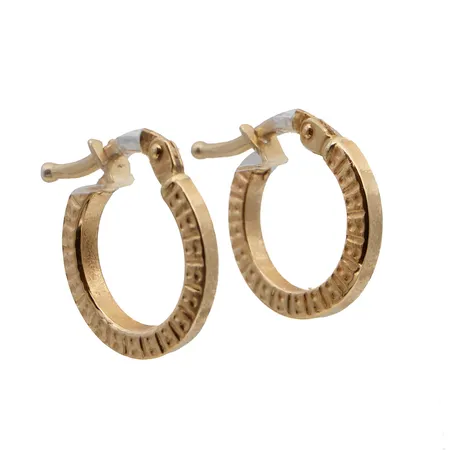 Kuvioidut korvarenkaat, Ø 8mm, 750, Paino: 0,8 g