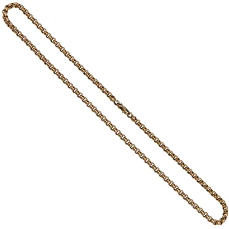 Papukaulaketju, pituus 45,5cm, 585, Paino: 12,9 g