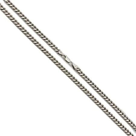 Panssarikaulaketju, pituus 61cm, leveys 7mm, 925, Paino: 55,8 g