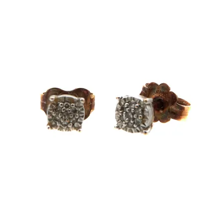 Timanttikorvakorut 14xn.0.005ct, Ø 5mm, 585, Paino: 1,2 g