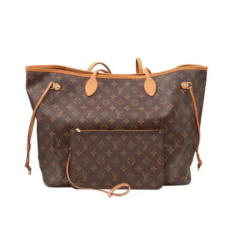 Käsilaukku Louis Vuitton, Neverfull GM, Monogram Canvas Large Tote Bag, M40990, Made in France, FL5108, sisäpussukka 25x15cm, FL4168, Made in France, mukana alkuperäinen laatikko, dustbag, Enni's Collection Neverfull Organiser sekä ostokuitti Louis Vuitton Helsinki 11.1.2019.
