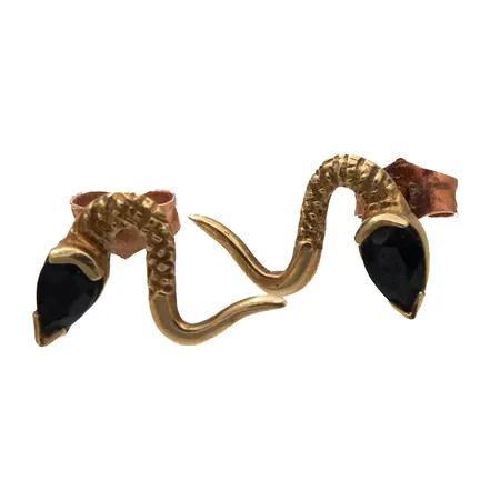 Kivikorvakorut, korkeus 12mm, 585br, Paino: 1,3 g