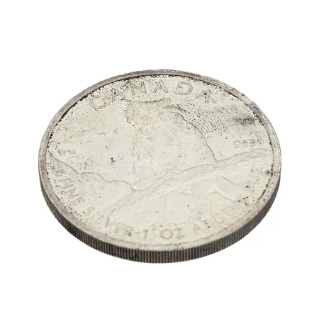 Hopearaha, 10 dollaria, 2012, Canada, 1 Oz, 999h Paino: 31,2 g