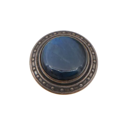 Spektroliittirintaneula, Kalevala, Solki -1271, design Börje Rajalin, leveys 26mm, 925br, Paino: 6,6 g