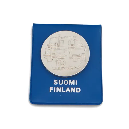 Juhlaraha, 10 markkaa, Itsenäinen Suomi 50 vuotta 1917 -1967, Suomi, 900,  Paino: 24,2 g
