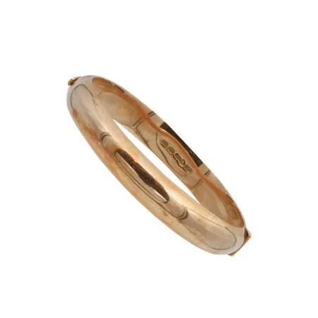 Viallinen rannerengas, Ø 57,5mm, 585br,  Paino: 18,4 g