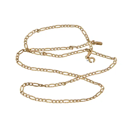 Viallinen kaulaketju, pituus 46cm, 750,  Paino: 2,2 g