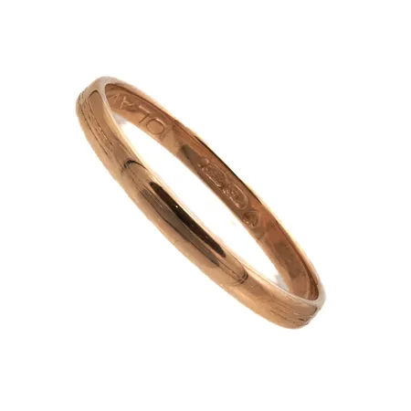 Sileä sormus, kaiverrettu, koko 15¾, 750, Paino: 0,9 g