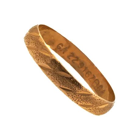 Kuvioitu sormus, koko 18, 916, Paino: 1,8 g