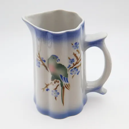 Papukaijakannu, Arabia, 1,2l, reunassa hyvin pieni kuluma.  Paino: 0 g