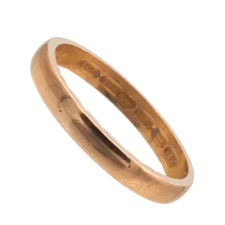 Sileä sormus, kaiverrettu, koko 17, 750, Paino: 2,4 g