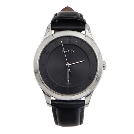 Teräsrannekello, Hugo Boss, Purity 1513984, Ø 40mm, quartz:paristo loppunut , nahkaranneke
