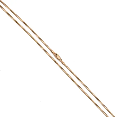 Panssarikaulaketju, pituus 42cm, leveys 2mm, 585, Paino: 4,8 g