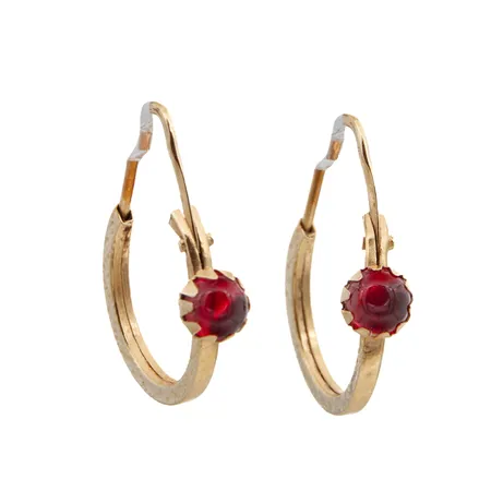 Vialliset kivikorvakorut, korkeus 18mm, 750br,  Paino: 1 g