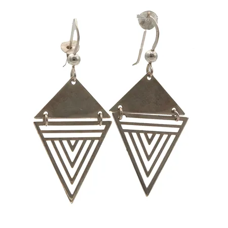 Korvakorut, korkeus 42mm, Kultajousi Oy, 925, Paino: 2,1 g