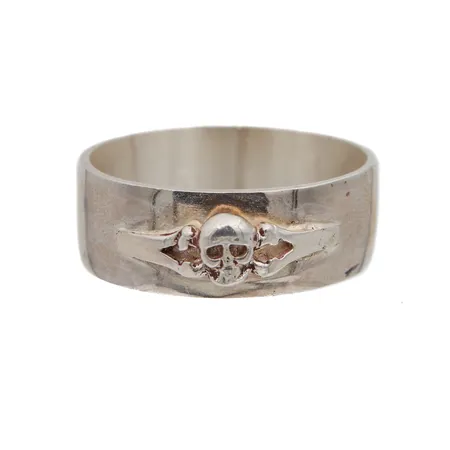 Kuvioitu sormus, Ø 260mm, 925, Paino: 12,3 g