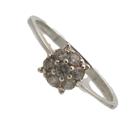 Kivisormus, koko 17¾ 925br, Paino: 1,5 g