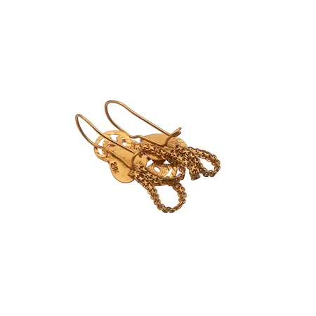 Korvakorut, korkeus 50mm, lenkissä vääntymiä, 875,  Paino: 2,5 g