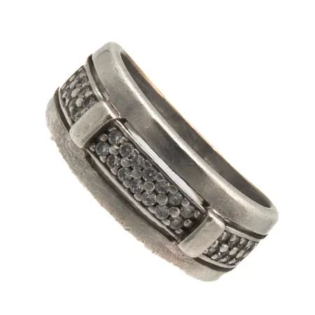 Kivisormus, koko 17, S.Oliver, 925br, Paino: 4,8 g