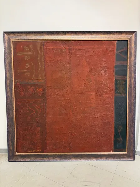 Taulu, öljyväri kankaalle, Dans La Villa, signeerattu Max Papart, koko 100X100cm.  Paino: 0 g Ei lähetetä