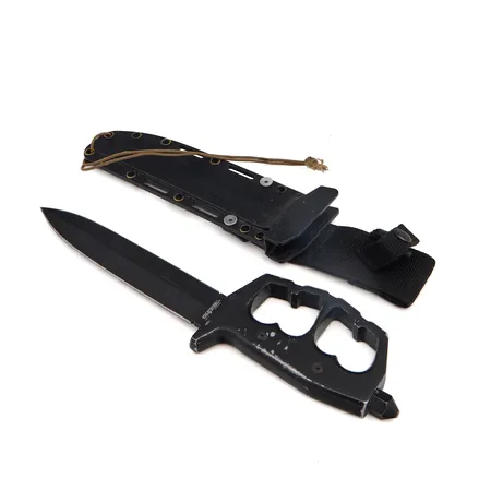 Puukko, SK-5, Cold Steel Chaos Double Edge, terän pituus 190 mm, muovituppi, käytön jälkiä