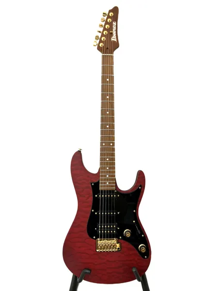 Sähkökitara Ibanez SLM10, 1P-01, sarjanumero I 230711160, kampi puuttuu, pehmeä Ibanezin kantolaukku,  Paino: 0 g