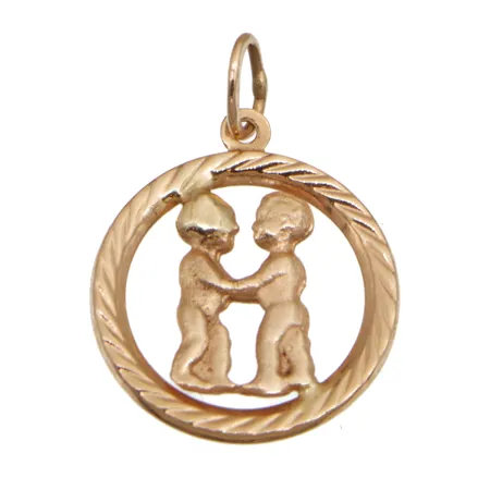 Horoskooppiriipus, kaksonen, Ø 16, 585,  Paino: 0,8 g