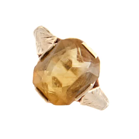 Viallinen kivisormus, 585br,  Paino: 3,3 g