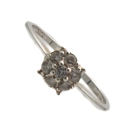 Kivisormus, koko 18, Kultajousi Oy, 925br, Paino: 1,3 g