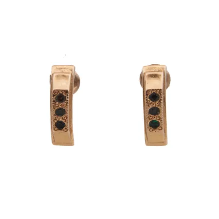 Kivikorvakorut, korkeus 12mm, 585br,  Paino: 2,2 g