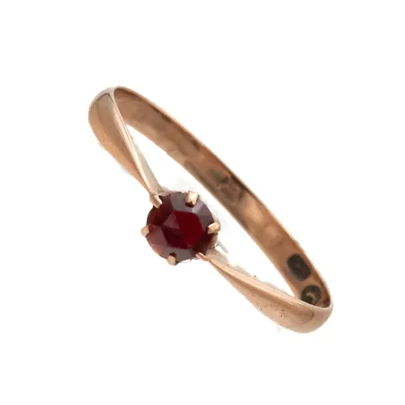 Kivisormus, koko 17½, 585br, Paino: 0,9 g