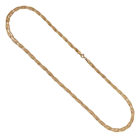 Kaulaketju, pituus 42cm, leveys 4mm, 585, Paino: 5,6 g