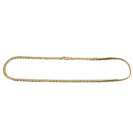Kaulaketju, pituus 41,5cm, käytön jälkiä, 750, Paino: 7,5 g