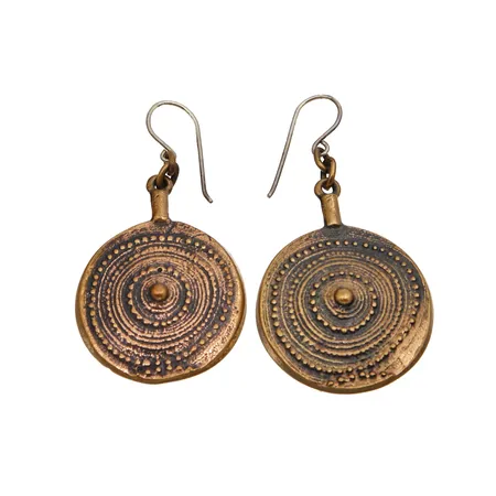 Korvakorut, Chic, Jorma Laine, korkeus 45mm, leveys 25mm, pronssia,