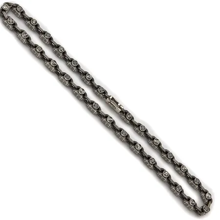 Kaulakoru, pituus 62cm, leveys 8mm, 925, Paino: 155,3 g