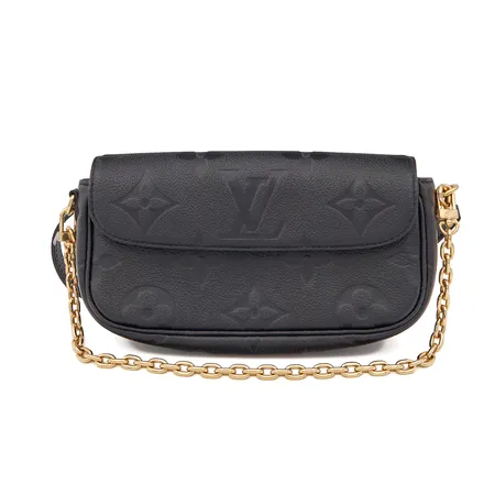 Olkalaukku Louis Vuitton, Wallet On Chain Ivy, Monogram Empreinte Leather, Made in France, mitat 24x13x4cm , kaksi irroitettavaa olkahihnaa, dustbag ja säilytyslaatikko.