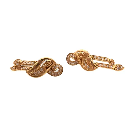 Kivikorvakorut, ruuvikiinnitys, korkeus 33mm, 875br, Paino: 6,4 g