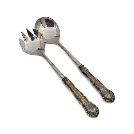 Salaattiottimet, Chippendale, pituudet 255mm, 830br, Paino: 152,8 g