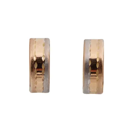 Kuvioidut korvarenkaat, Ø 15,5mm, 585, Paino: 2,5 g