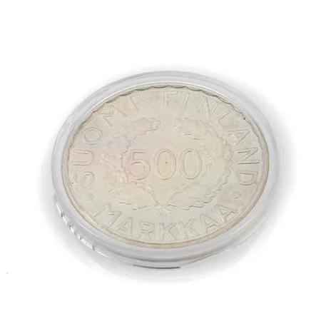 Olympiaraha, Olympia XV Helsinki 1952, nimellisarvo 500 markkaa, 500, Paino: 12,2 g