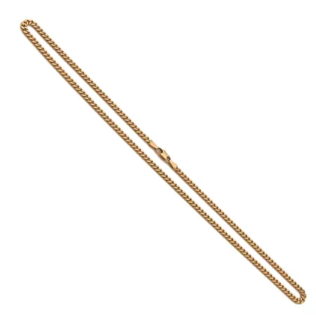Panssarikaulaketju, pituus 47cm, leveys 3,5mm, 585, Paino: 17,1 g