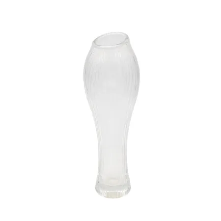 Taidelasi Iittala, Varsanjalka, korkeus 17cm, viivahiottu, signeeraamaton, pieniä käytön jälkiä.