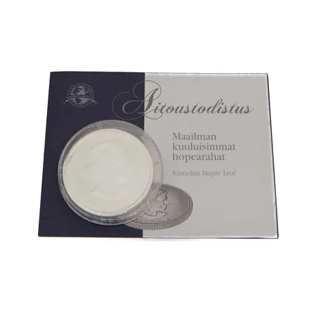 Hopearaha, Maple leaf, Kanada, 2010, nimellisarvo 5 dollaria, 999, Paino: 31,1 g