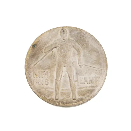 Juhlaraha, Lahti MM 1978, nimellisarvo 25mk, 500 Paino: 26,5 g
