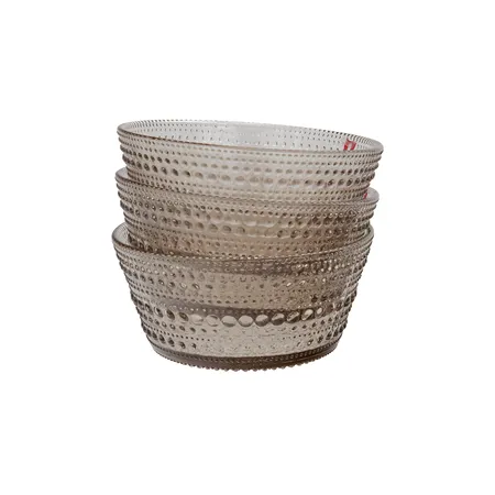 Kolme kulhoa, Kastehelmi, Iittala, Ø110mm, hiekka