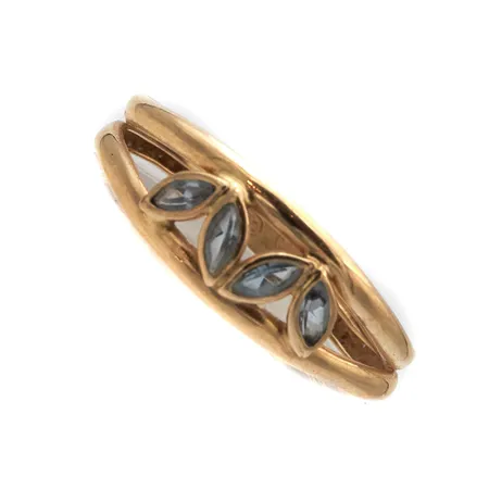 Kivisormus, koko 16¾, 585br, Paino: 0,8 g
