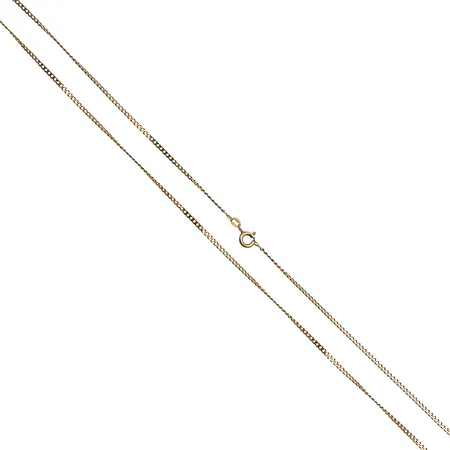 Panssarikaulaketju, pituus 48,5cm, leveys 1,8mm, pieniä käytön jälkiä, 585, Paino: 3,7 g