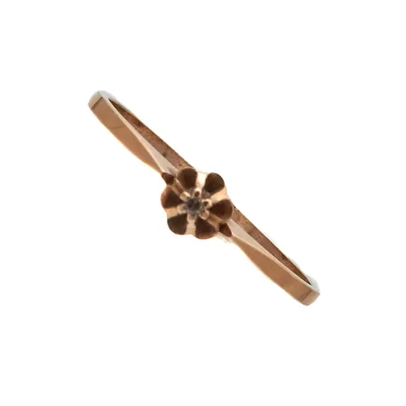 Timanttisormus 1xn.0.005ct, koko 16, 585, Paino: 0,8 g