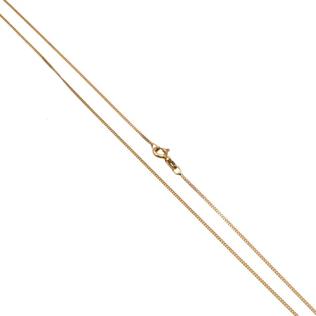 Panssarikaulaketju, pituus 45cm, leveys 1mm, 585, Paino: 1,8 g