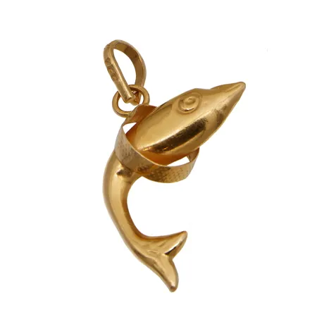 Delfiiniriipus, korkeus 34mm, käytön jälkiä, 916, Paino: 2,2 g